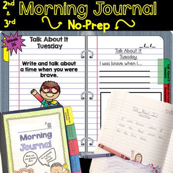 Morning Journal - No Prep! | Distance Learning by The Pawsitive Teacher