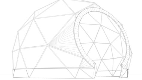 Geodesic Dome Tent 3D model | CGTrader