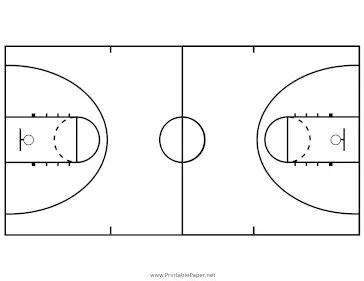 45 basketball court layout printable - Modern Label Design ideas