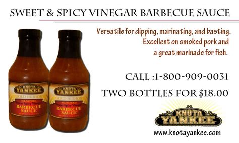 Gluten free sweet and spicy vinegar BBQ sauce Award Winning Sweet & Spicy Vinegar Barbecue Sauce ...