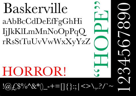 This is my Baskerville Font exploration. Baskerville is a serif typeface designed in 1757 by ...