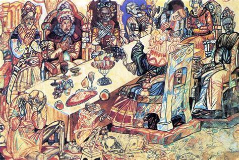 Kings Feast - Pavel Filonov - WikiArt.org