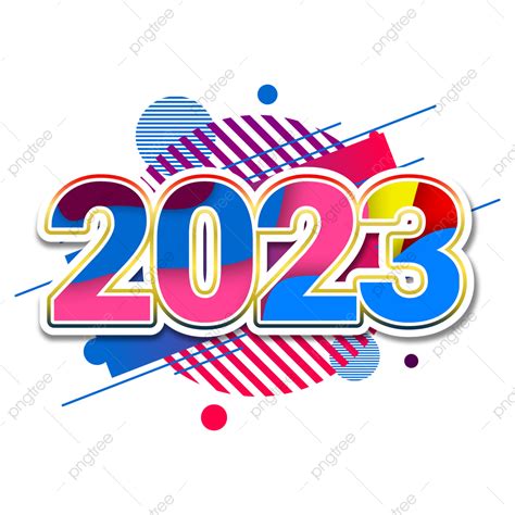 New Year 2023 Vector Design Images, Happy New Year 2023 In Colorful, Happy New Year 2023, New ...