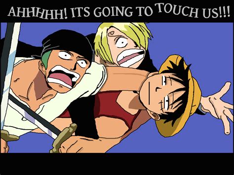 Zoro, Luffy and Sanji funny moment by Harribel55 on DeviantArt