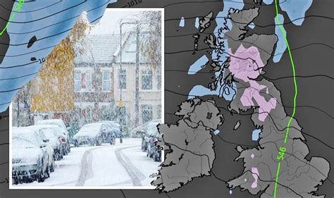 UK winter weather forecast: New maps show parts of Britain to by hit by snow in days | Weather ...