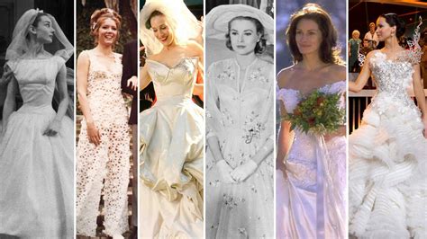 many different styles of wedding gowns and dresses