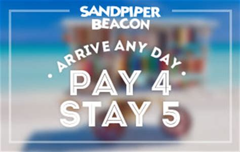 Panama City Beach Coupons & Discounts at the Sandpiper Beacon