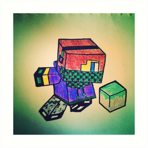 Pin van William Dankspeare op Minecraft Art Prints