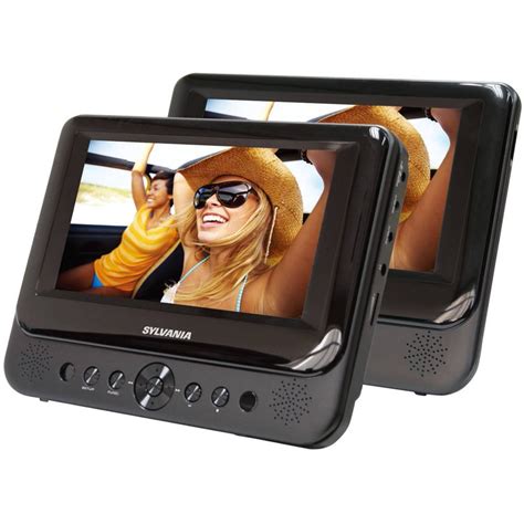 Sylvania 7" Dual Screen Portable DVD Player - Walmart.com - Walmart.com