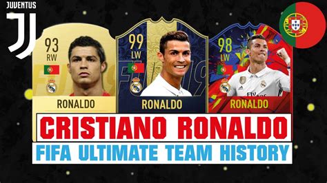 CRISTIANO RONALDO | FIFA ULTIMATE TEAM HISTORY 😱🔥| FIFA 10 - FIFA 19 ...