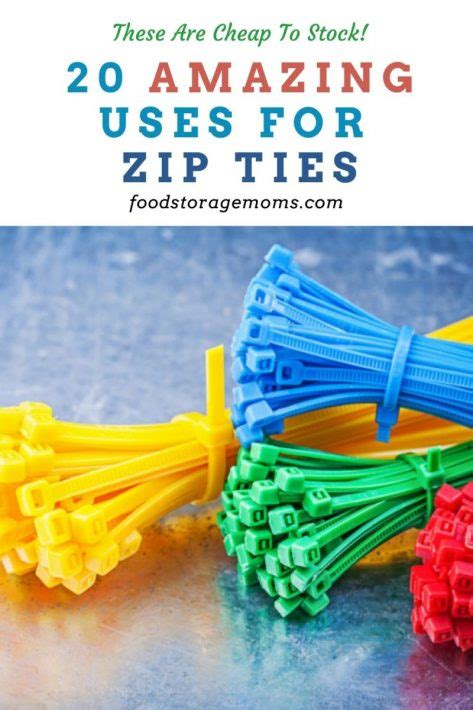 20 Amazing Uses for Zip Ties - Food Storage Moms