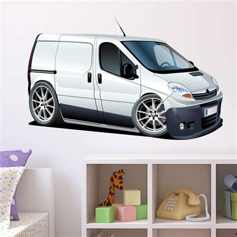 Stickers for Kids White van