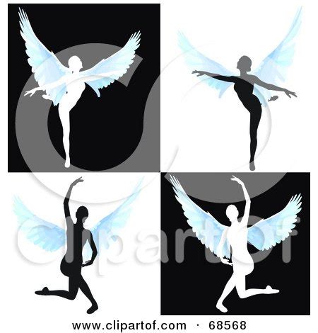Royalty-Free (RF) Dancing Angel Clipart, Illustrations, Vector Graphics #1