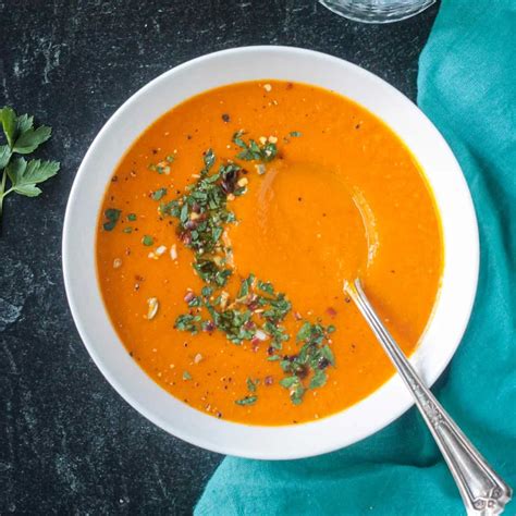 Vegan Carrot Soup (Gluten Free!) ~ Veggie Inspired