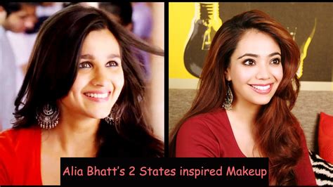 Alia Bhatt 2 States inspired Makeup (Hindi) - YouTube