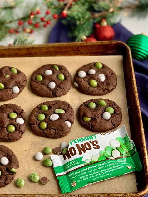 Chocolate Peppermint Candy Cookies - Eating Gluten and Dairy Free