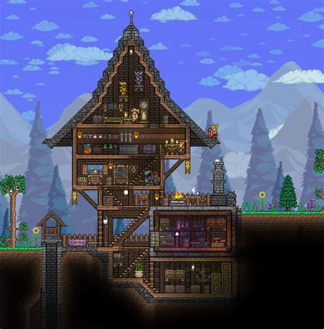 Terraria house - Imgur | Terraria house design, Terrarium base ...