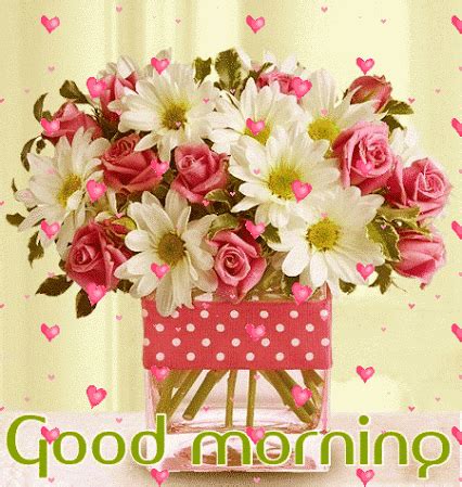 GOOD MORNING LOVE ~~~~ | Flower vase arrangements, Flower arrangements, Floral