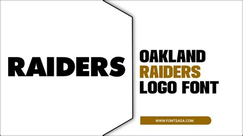 Oakland Raiders Logo Font - Unveiling The Dynamic