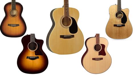 Acoustic Guitar Body Shapes Guide - All Things Gear