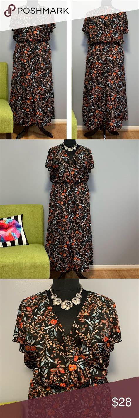 Long Tall Sally Black Floral Ankle Length Dress | Ankle length dress, Long tall sally, Sally dress