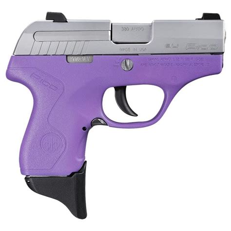 Beretta Pico Inox Lavender .380 ACP DA 6rd Pistol JMP8D85 For Sale | Flat Rate Shipping ...