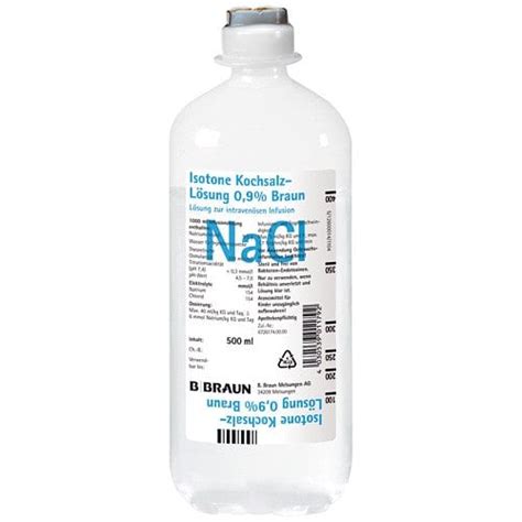 B. Braun Isotonic Saline Solution 0.9% - Infusion Solutions and Other Medical Supplies