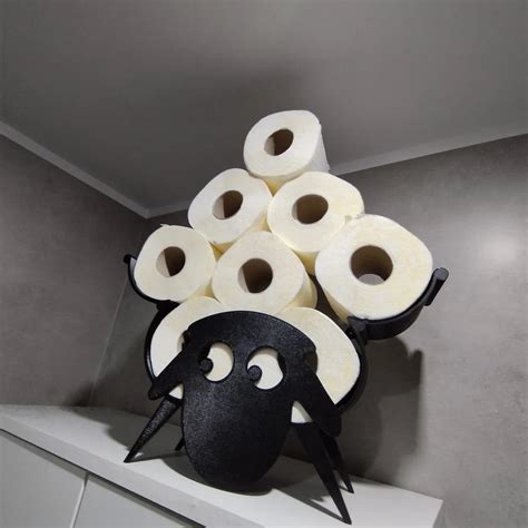 sheep with toilet paper roll legs by DOMELL | Download free STL model ...