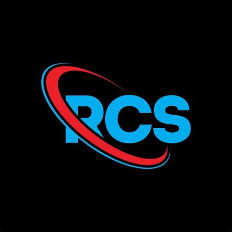 logotipo rcs. carta rcs. design de logotipo de carta rcs. iniciais rcs logotipo vinculado com ...