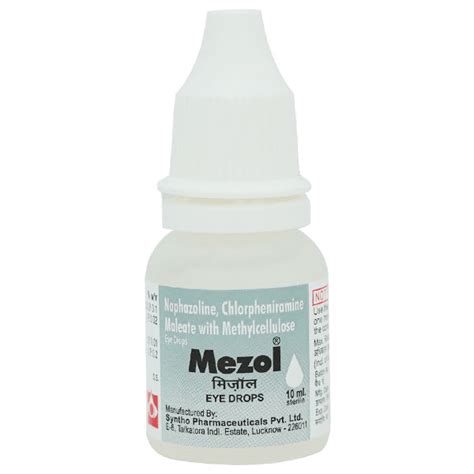 Buy MEZOL Eye Drops 10ml Online at Upto 25% OFF | Netmeds