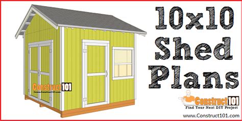 Free Shed Plans - with Drawings - Material List - Free PDF Download