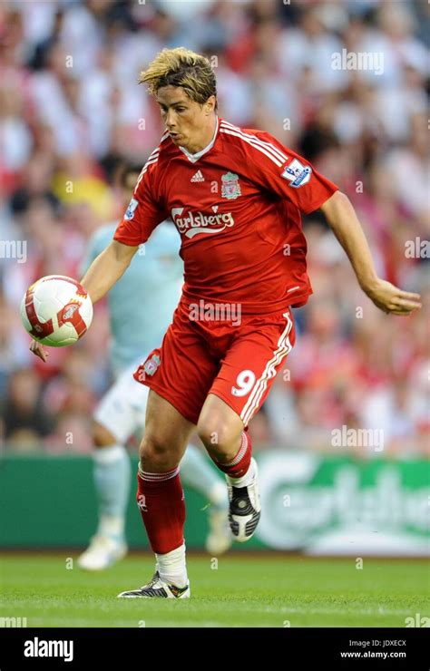 FERNANDO TORRES LIVERPOOL FC ANFIELD LIVERPOOL ENGLAND 08 August 2008 ...