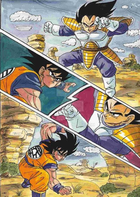 Goku vs Vegeta manga - Google Search | Dragones, Dragon ball, Historias de dragones