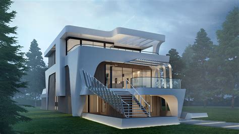 Futuristic Modern Architectural Design | Architecture design concept ...