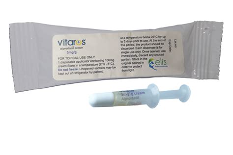 Topical cream treatment for Erectile Dysfunction | Vitaros ME