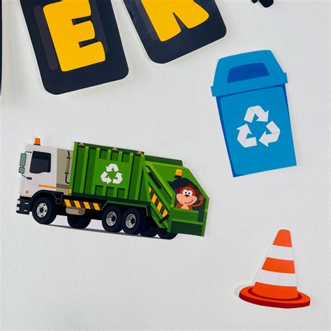 Garbage Truck Cut-Outs Printable | Pigsy Party – PigsyParty