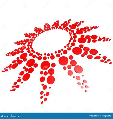 Red circle pattern stock illustration. Illustration of abstract - 55768032