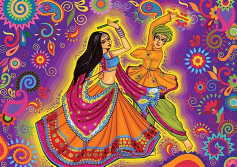 Garba Dance Illustrations, Royalty-Free Vector Graphics & Clip Art - iStock