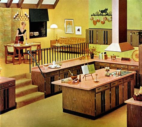 Six wonderful, workable kitchen designs from the 60s - Click Americana | 1960s home decor, Diy ...