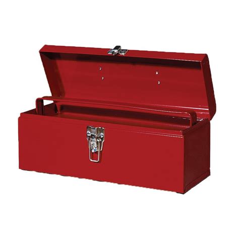 International Tool Storage Economy 19-in Steel Lockable Tool Box (Red) at Lowes.com