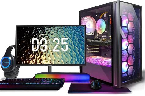 Buy STGAubron Gaming PC Bundle with 24Inch FHD LED Monitor-Intel core ...