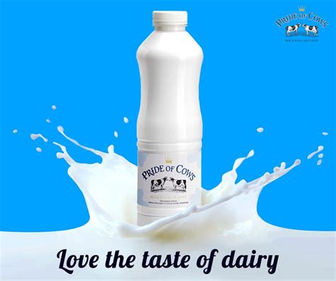 Love the taste of dairy fresh cow milk of Pride of Cows | Milk brands ...