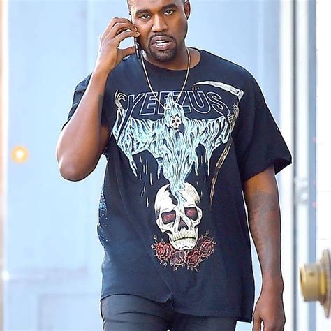 #KanyeWest has worn a Yeezus Tour merch t-shirt. - Do you like the tee? ☇ | Yeezus tour merch ...