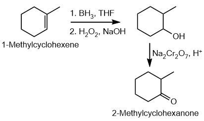 Carry out the following reaction? Explain. 1-Methylcyclohexene to 2 ...