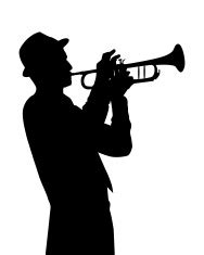 Trumpet Player Silhouette Stock Photos - FreeImages.com