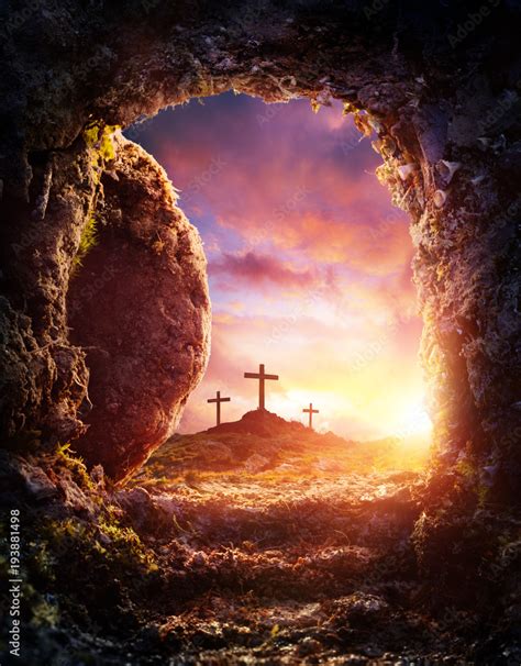 Photo & Art Print Empty Tomb - Crucifixion And Resurrection Of Jesus Christ