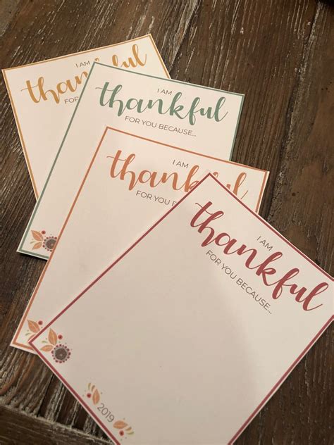 The I am Thankful For You Tradition {Free Printable} - 24/7 Moms