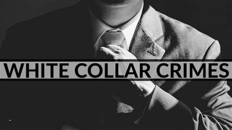 WHITE COLLAR CRIME & PENALTIES - YouTube