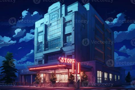 Hotel stop anime visual novel game. Generate Ai 27736757 Stock Photo at Vecteezy