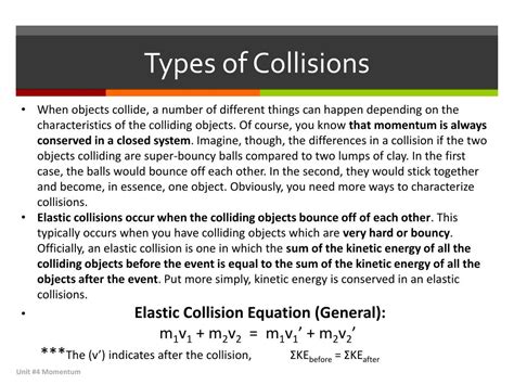 PPT - Momentum – Types of Collisions PowerPoint Presentation, free ...